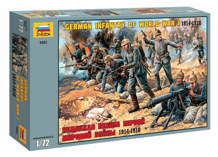 модель Немецкая пехота Первой мировой войны 1914-1918 г.